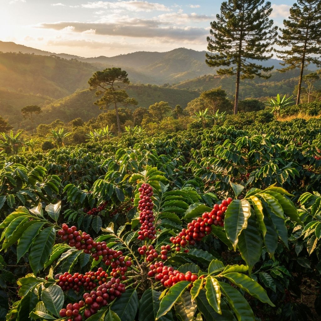 Plantación de café en La Descubierta